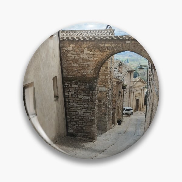 Item preview, Ascend Through History: Spello's Archway-Adorned Sloping Lane designed and sold by EpicVistas.