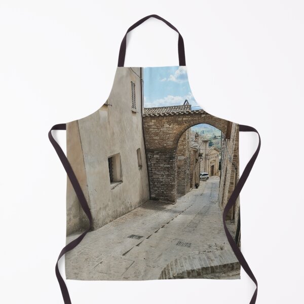 Item preview, Ascend Through History: Spello's Archway-Adorned Sloping Lane designed and sold by EpicVistas.