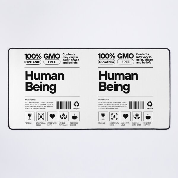 Item preview, 100% ORGANIC HUMAN BEING designed and sold by MUDUGAMU.