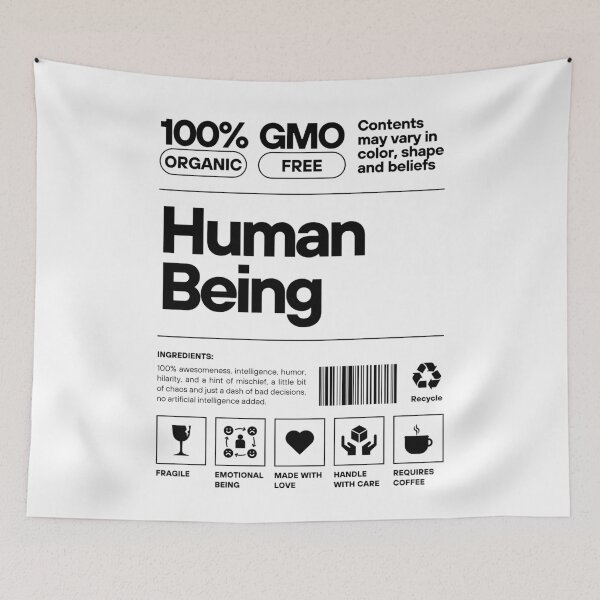 Item preview, 100% ORGANIC HUMAN BEING  designed and sold by MUDUGAMU.