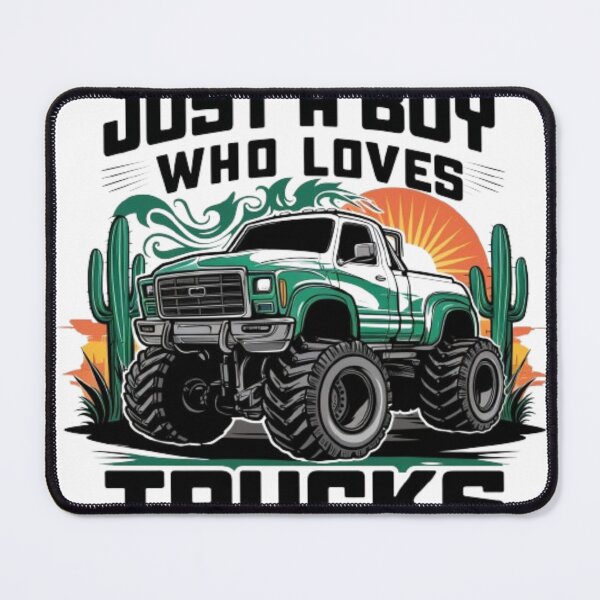 Item preview, "Desert Driven: Just A Boy Who Loves Trucks" designed and sold by Chandrakant750.