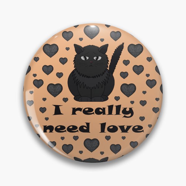 Item preview, Pattern with a cat that needs love designed and sold by Cherevan.