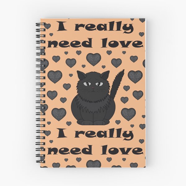 Item preview, Pattern with a cat that needs love designed and sold by Cherevan.