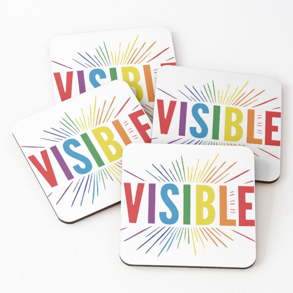 Item preview, LGBTQ Community Visibility VISIBLE Pride and Equality designed and sold by glx72.