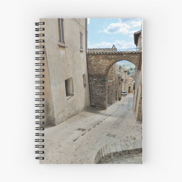 Item preview, Ascend Through History: Spello's Archway-Adorned Sloping Lane designed and sold by EpicVistas.