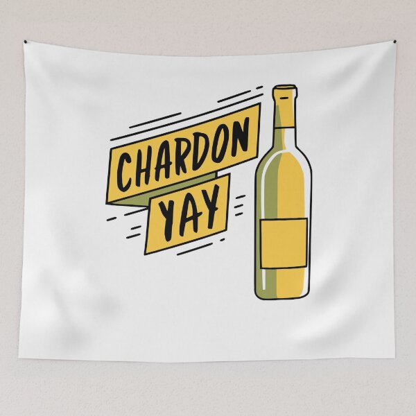 Item preview, Chardon-YAY Chardonnay Wine designed and sold by PMCreative.