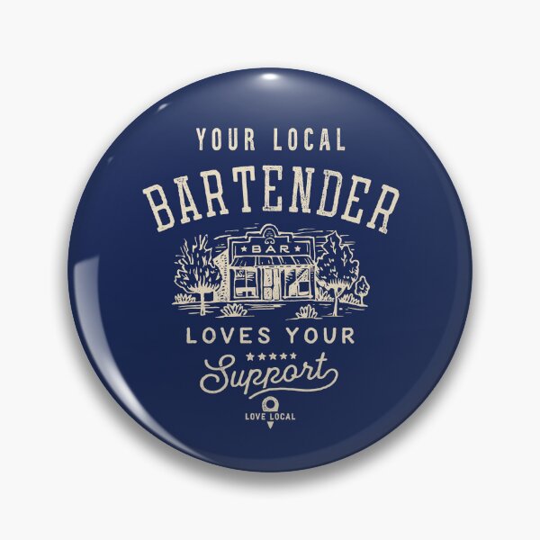 Item preview, Support Your Local Bartender Bar Vintage Classic designed and sold by Geek Updated.