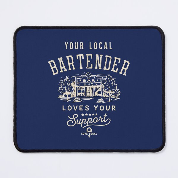 Item preview, Support Your Local Bartender Bar Vintage Classic designed and sold by Geek Updated.