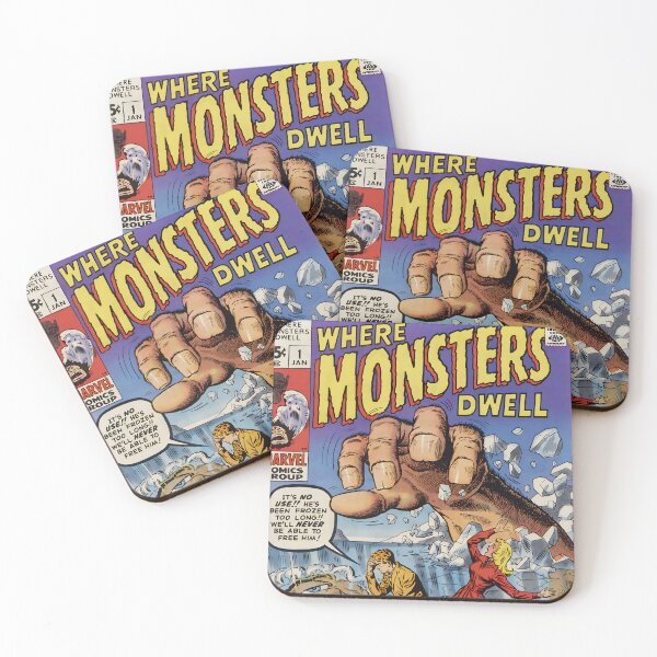 Item preview, Where Monsters Dwell Giant's Hand Breaking Through Ice to Rescue designed and sold by ArtComixHaven.