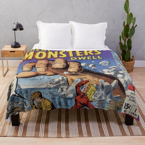 Item preview, Where Monsters Dwell Giant's Hand Breaking Through Ice to Rescue designed and sold by ArtComixHaven.