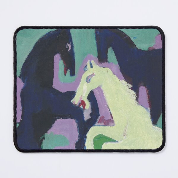 Item preview, Ernst Ludwig Kirchner - Three Horses 1923 #0049 designed and sold by larabu.