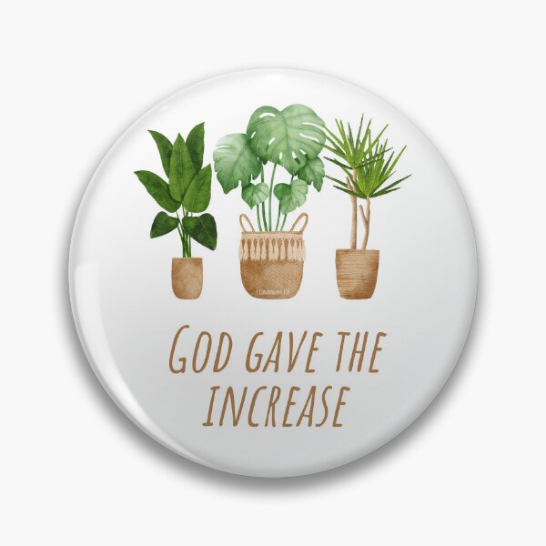 Item preview, God Gave the Increase - Monstera designed and sold by DesignsByAllysa.
