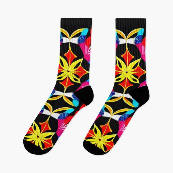 Item preview, Neon Florals in Night designed and sold by Highlandkings.