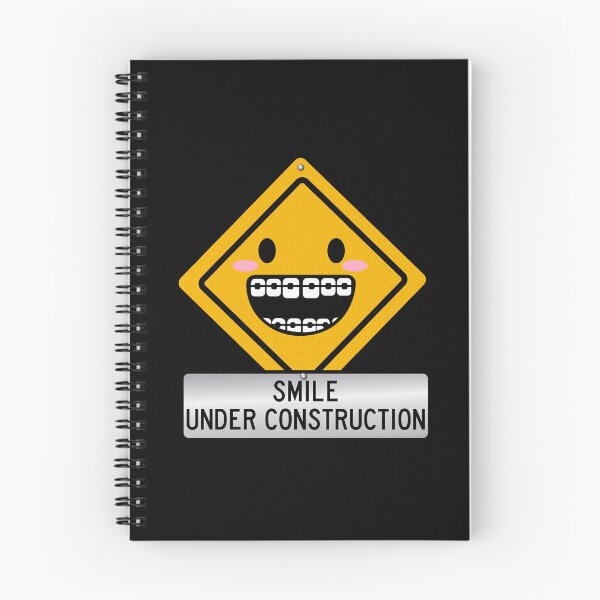 Item preview, Smile Under Constrution Cute Braces Smile designed and sold by SusanaDesigns.