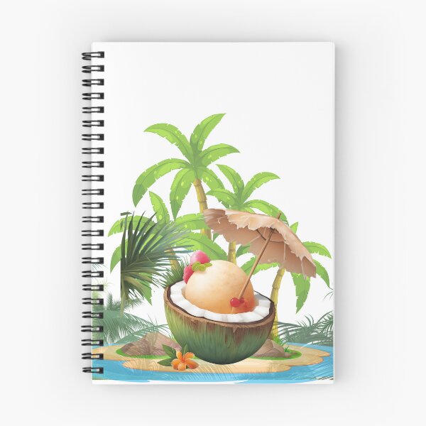 Item preview, tropical coconut lovers designed and sold by Yeyishop.