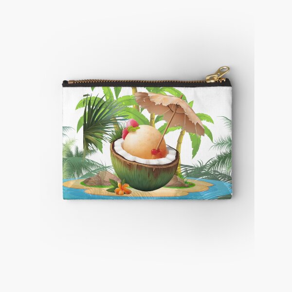 Item preview, tropical coconut lovers designed and sold by Yeyishop.