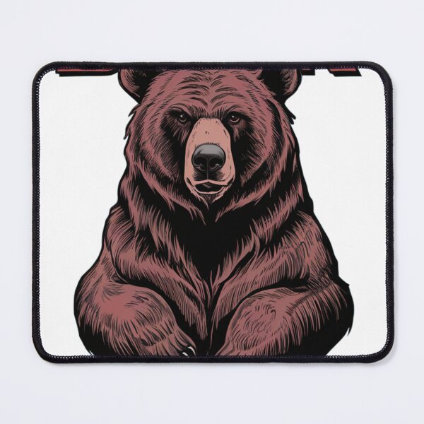 Item preview, Bear 2D flat illustration t-shirt design with text saying "Bear With Me" in the style of Vintage Comic Book. designed and sold by ploen kongsuwan.