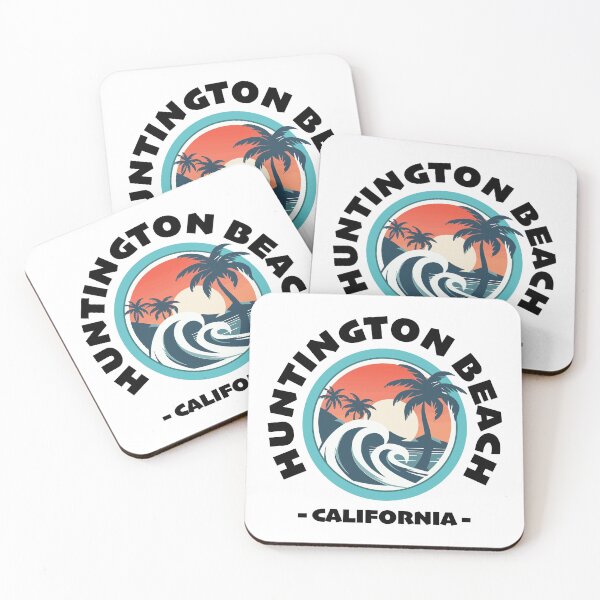 Item preview, Huntington Beach - California (with Black Lettering) designed and sold by VelvetRoom.