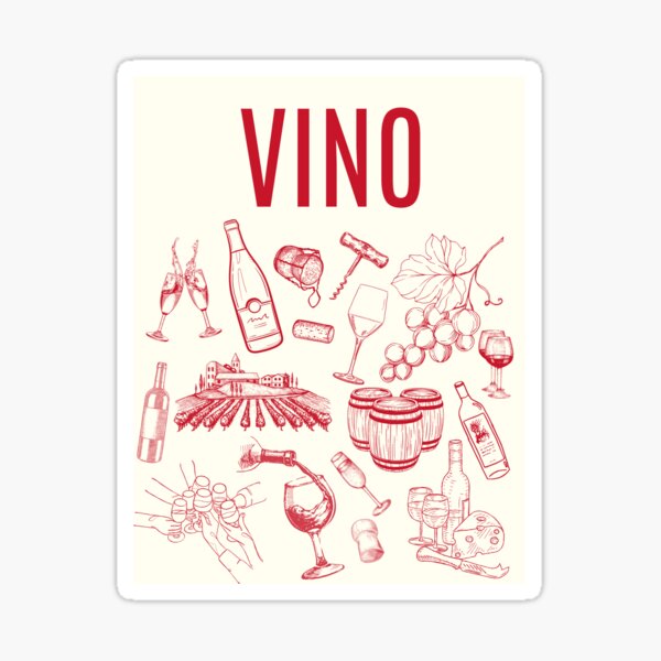 Artikel-Vorschau von Retro Vino Italienische Küche Poster, designt und verkauft von madilafemina.