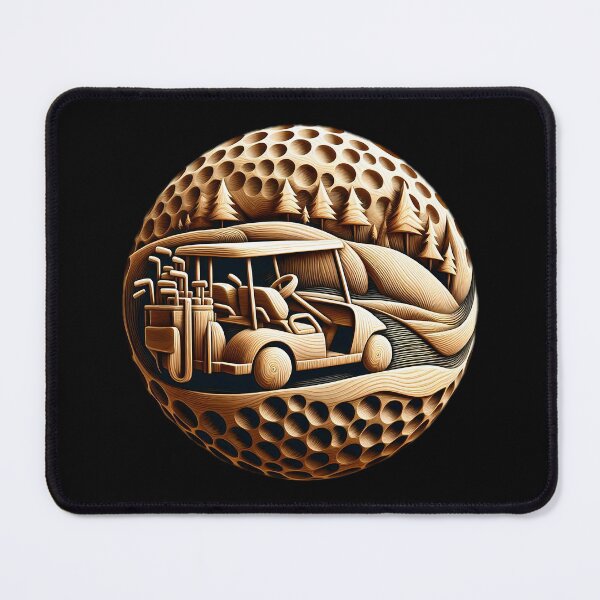 Item preview, Golf Ball Artistic Essence in Wood Golfing Art designed and sold by SportsT-Shirts.