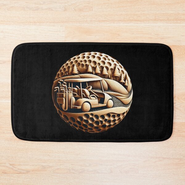 Item preview, Golf Ball Artistic Essence in Wood Golfing Art designed and sold by SportsT-Shirts.