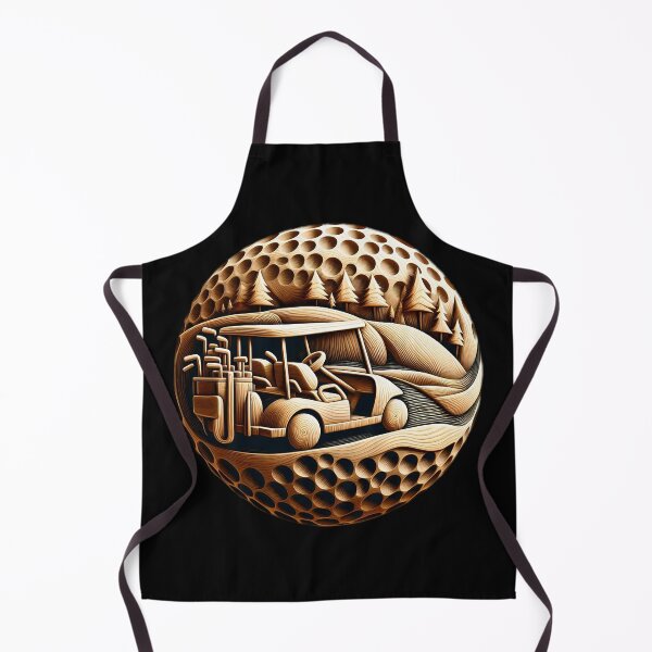 Item preview, Golf Ball Artistic Essence in Wood Golfing Art designed and sold by SportsT-Shirts.