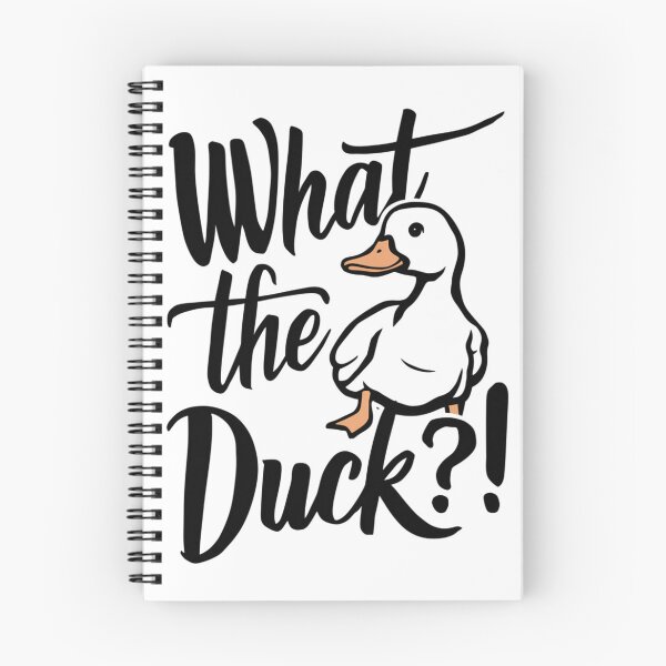 Artikelvorschau, Ein verspielter und moderner Kalligrafie-T-Shirt-Text „What the Duck?!“ entworfen und verkauft von ploen kongsuwan.