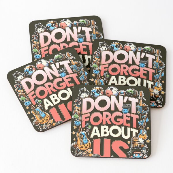 Item preview, Don't Forget about Us, typography designed and sold by maxmaj.