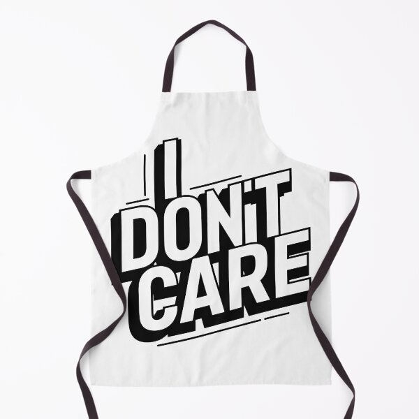Item preview, I don't care typography designed and sold by ShahinurSobuj.