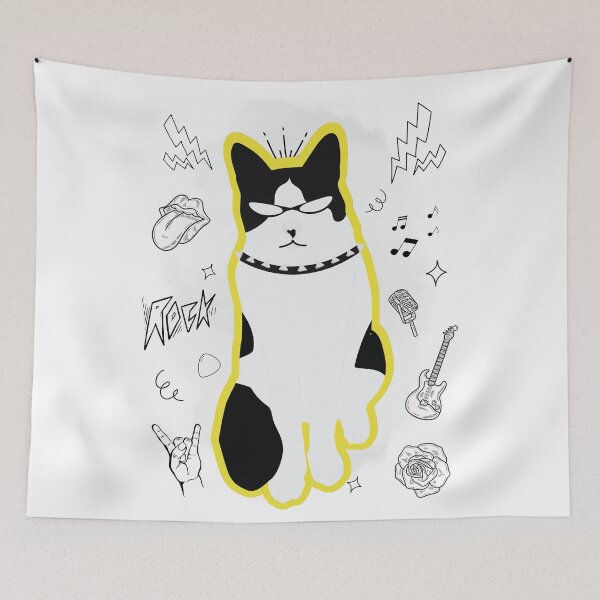 Item preview, Rock Start Cat designed and sold by vitrar.