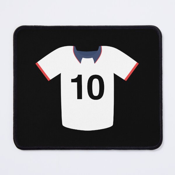 Item preview, Number 10 White Jersey: Stand Out in Style! designed and sold by Luxuriously.