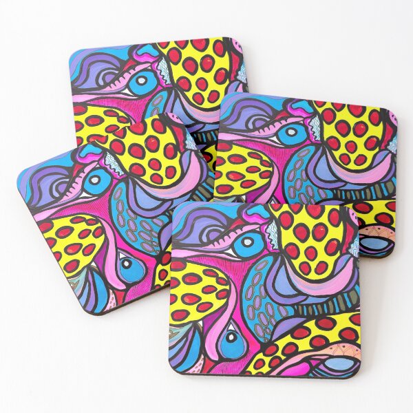 Item preview, 651. Playful Abstract Art with Bold Colors and Patterns - A Visual Feast for Any Space designed and sold by Veera Zukova.