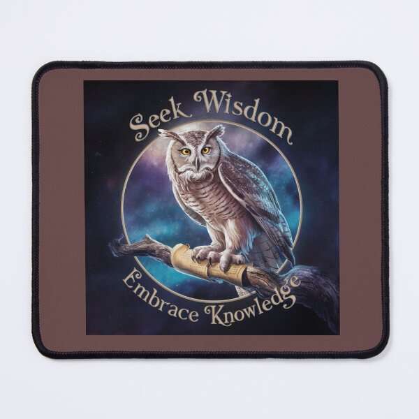 Item preview, Powerful owl | Seek wisdom embrace knowledge designed and sold by Ajax90.