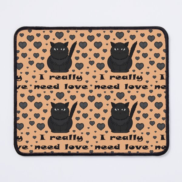 Item preview, Pattern with a cat that needs love designed and sold by Cherevan.