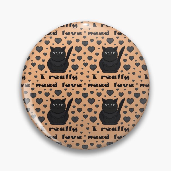 Item preview, Pattern with a cat that needs love designed and sold by Cherevan.