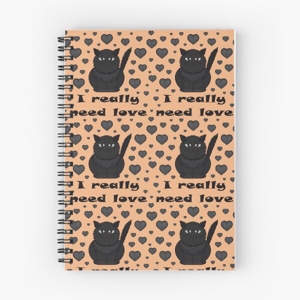 Item preview, Pattern with a cat that needs love designed and sold by Cherevan.