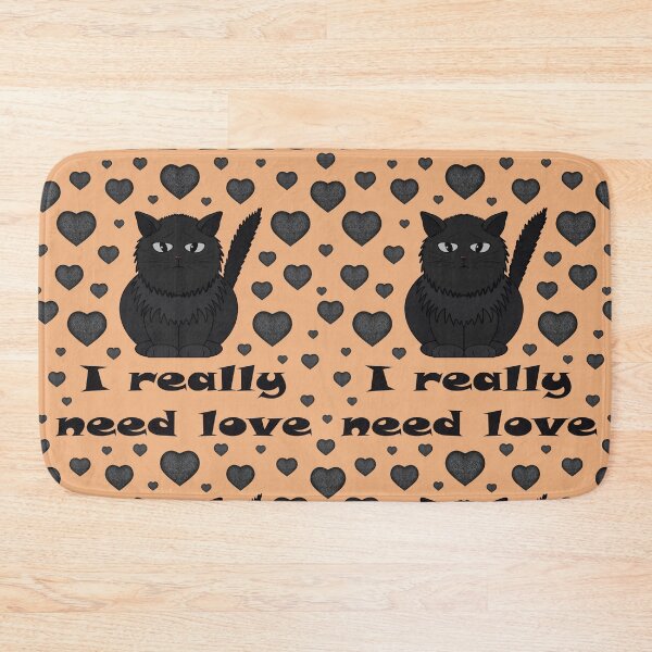 Item preview, Pattern with a cat that needs love designed and sold by Cherevan.