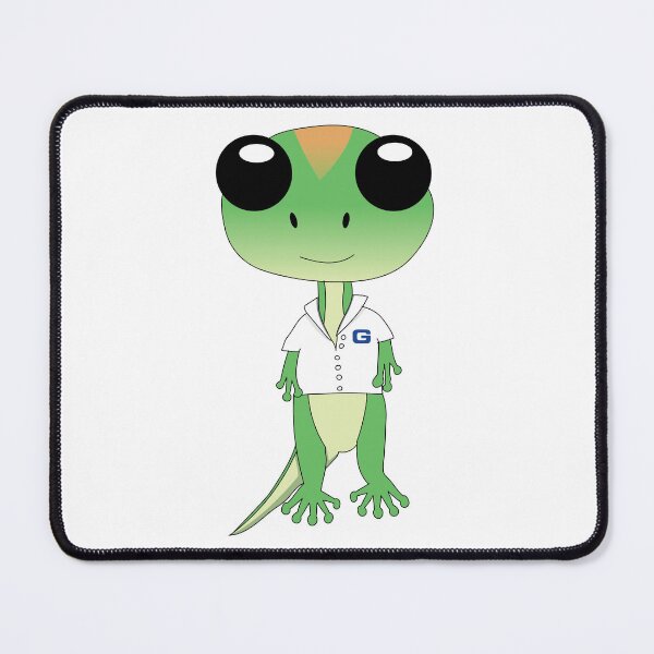Item preview, Gecko Car Mascot (Kawaii-Style) designed and sold by carlyscreations.
