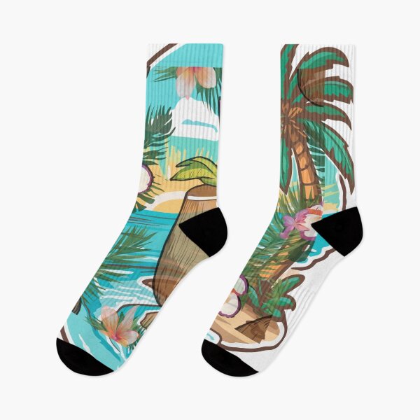 Item preview, tropical coconut lovers designed and sold by Yeyishop.