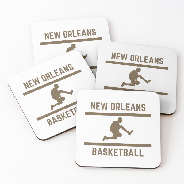 Item preview, Gold Color NEW ORLEANS Basketball designed and sold by IssaraStudio.