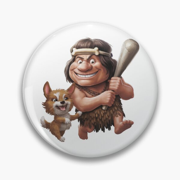 Item preview, Caveman with a dog designed and sold by MagelliShop.