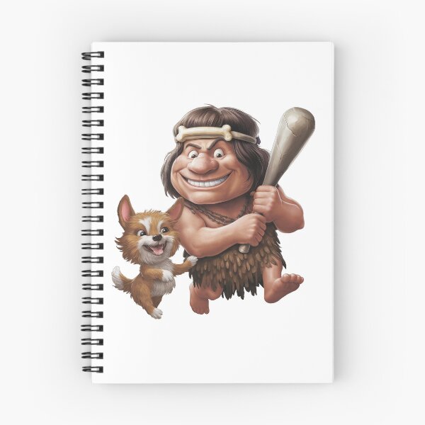 Item preview, Caveman with a dog designed and sold by MagelliShop.