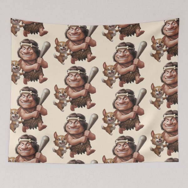 Item preview, Caveman with a dog designed and sold by MagelliShop.