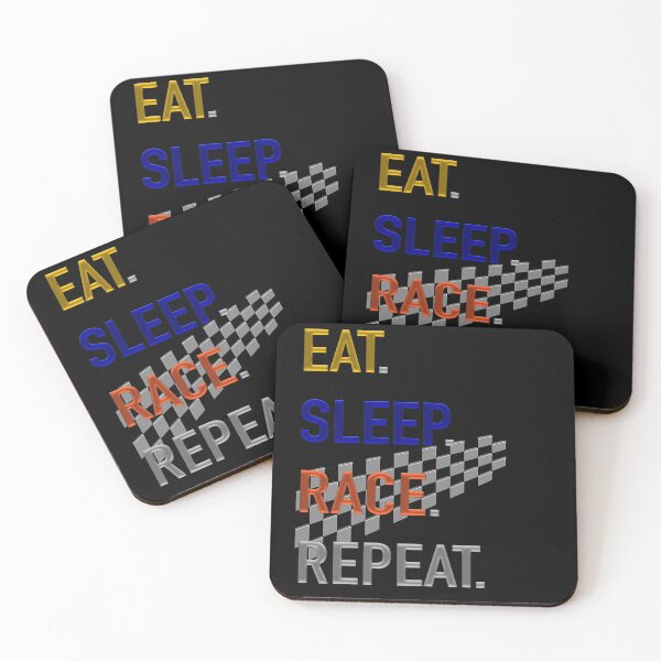 Item preview, EAT. SLEEP. RACE. REPEAT. designed and sold by ArtPricarpe.