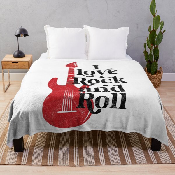 Aperçu de l'œuvre J'aime le rock and roll créée et vendue par PaulSDesign.