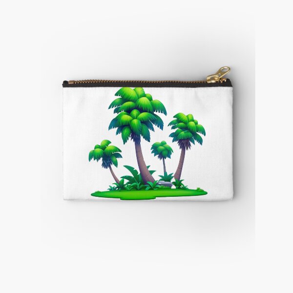 Item preview, Tropical tranquility: Island with Palm Trees for a Moment of Peace designed and sold by Mauro  Brito.