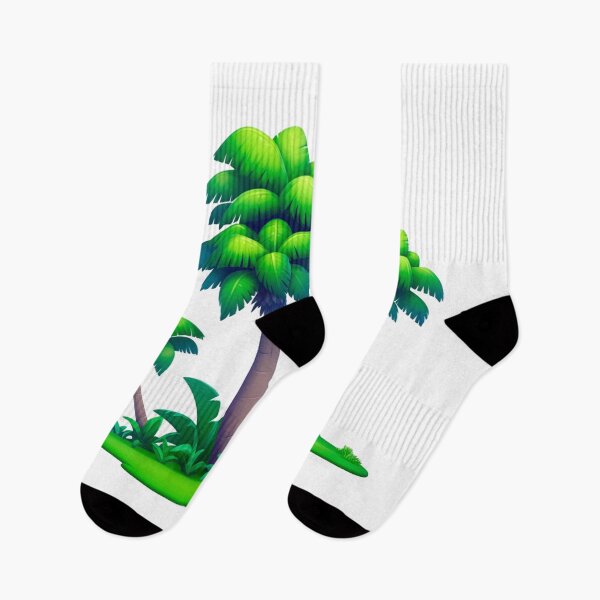 Item preview, Tropical tranquility: Island with Palm Trees for a Moment of Peace designed and sold by Mauro  Brito.