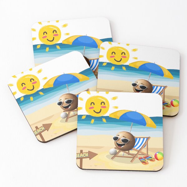 Item preview, coconut beach lovers designed and sold by Yeyishop.