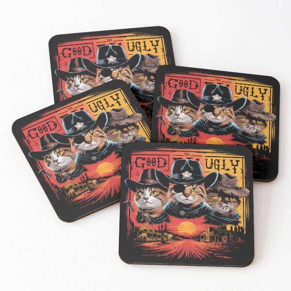 Item preview, cat western designed and sold by CanvaSnap ⭐⭐⭐⭐⭐.