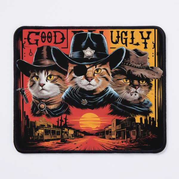 Item preview, cat western designed and sold by CanvaSnap ⭐⭐⭐⭐⭐.